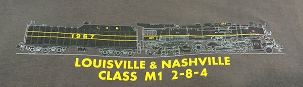 L&N Louisville & Nashville Railroad Train Engine Lightweight Sweatshirt  for Sale by turboglyde