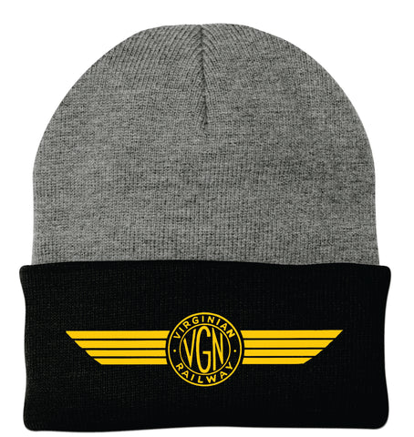 Virginian Railway Logo Embroidered Toboggan