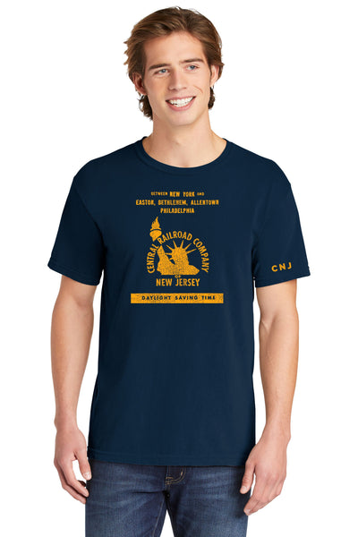 Central Railroad Company of New Jersey Faded Glory Shirt – Mohawk Design